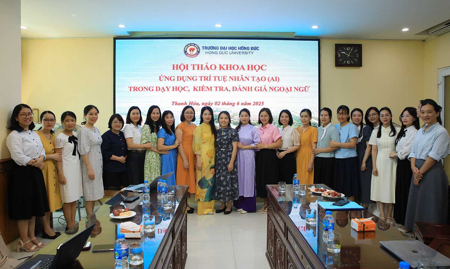 Seminar on the Application of Artificial Intelligence in Foreign Language Teaching, Testing, and Assessment at Hong Duc University